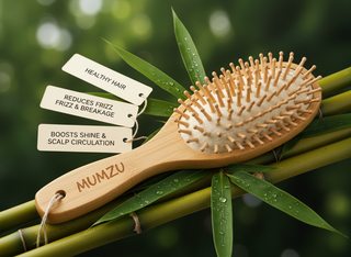 Free gift: bamboo hairbrush